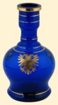 Колба для кальяна Императорский герб (синяя)